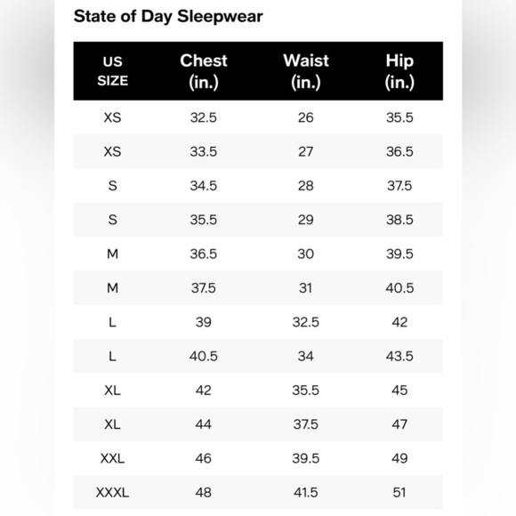 State of Day Notched-Collar Sleepshirt Black XL NWT - Picture 6 of 6